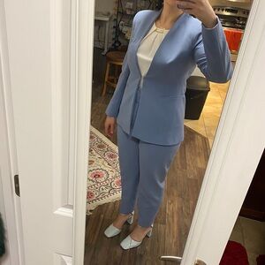 Zara Powder Blue Suit L